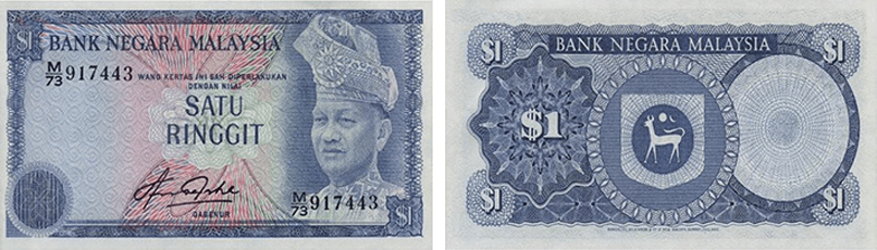 $1 banknote